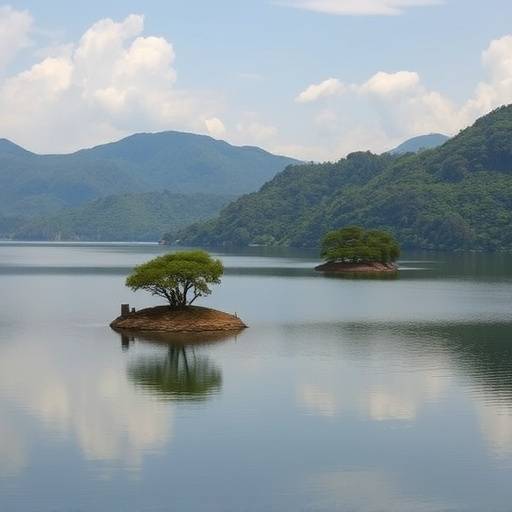 Lake Bunyonyi with its many small islands